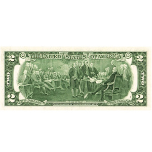 $2 Bitcoin Legal Tender Note