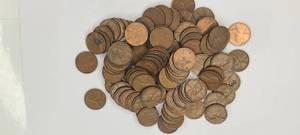 Wheat Pennies Qty 100 (dates between 1909-1958)