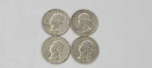 90% Silver Coins ($1 FV, Circulated Quarters)