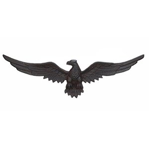 lot 11 image: Upper Deck IndoorOutdoor Cast Iron Eagle Plaque