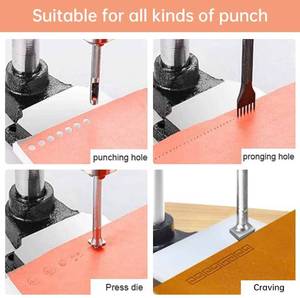 lot 19 image: Leather Hole Puncher Hand Punching Machine