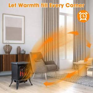 lot 78 image: Electric Fireplace Heater, Space Heater for Indoor Use,