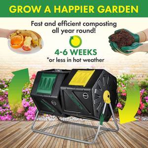 lot 82 image: Dual Chamber Compost Tumbler