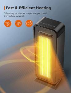 lot 85 image: Space Heater, PARIS RHNE 1500W Electric Heater