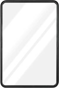 lot 48 image: 30 x 20 Black Framed Wall Mirror, Matte Black