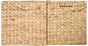 lot 51 image: Trademark Innovations Foldable Hyacinth Storage Baskets with Iron Wire Frame (Set of 4)