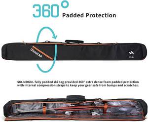 lot 174 image: Unigear SKI-MOGUL Ski Bag, 360° Fully Padded Protection