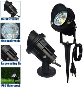 lot 186 image: Set of 12 Color Changing LED Landscape Lights with RF Remote