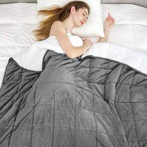 lot 147 image: HBlife Sherpa Fleece Weighted Blanket for Adults,