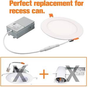 lot 150 image: LED Ceiling Light 12 Pack,