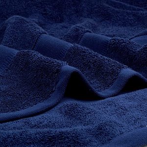 lot 71 image: 100% Combed Cotton Zellbury Home Premium Bath Towels, 6 Pc. Set, Navy Blue