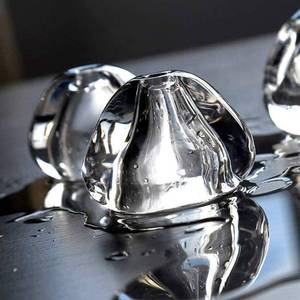 lot 178 image: Gorgeous Modern 5 Light Raindrop Crystal Ball Pendant Light