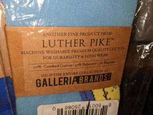 lot 201 image: 4 Fun Pair of Luther Pike Seattle Novelty Socks