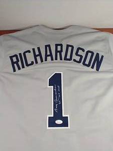 Autographed Bobby Richardson Yankees Jersey - WCOA