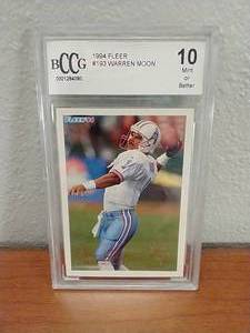 1994 Fleer Warren Moon Card - BCCG 10