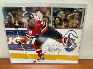 Autographed Zach Parise 8x10 Photo - Steiner Hologram