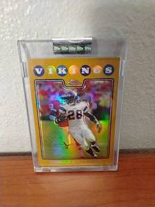 2008 Topps Chrome Refractor Adrian Peterson - #d199