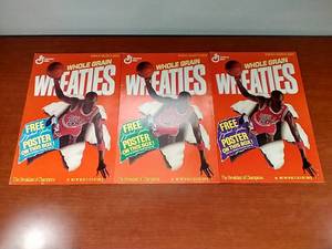 1989 Wheaties Michael Jordan Poster Set