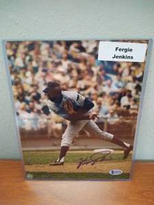 Autographed Ferguson Jenkins 8x10 Photo - WCOA