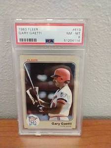 1983 Fleer Gary Gaetti - PSA8