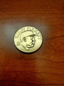 1990 Bandai Kirby Puckett Coin