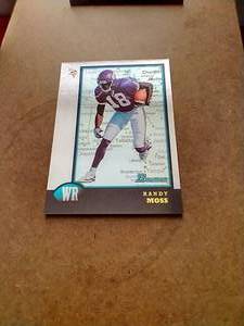 1998 Bowman Randy Moss Rookie Card - Interstate Edition