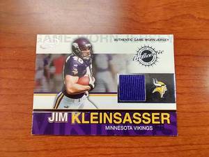 Jim Kleinsasser Jersey Relic Card
