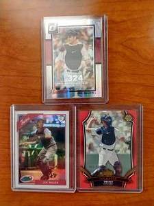 3 Numbered Joe Mauer Cards