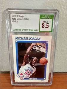 1991-92 Hoops Michael Jordan - CSG 8.5
