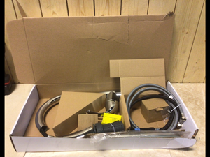 Glacier Bay Dylan Single-Handle Pull-Down Kitchen Faucet with TurboSpray and FastMount in Stainless Steel&nbsp&nbspCustomer Returns&nbsp See Pictures