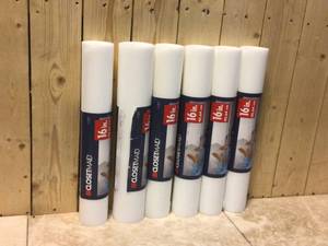 Lot of ClosetMaid 16 in. x 96 in. White Vinyl Shelf Liner&nbsp&nbspCustomer Returns&nbsp See Pictures