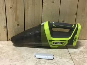 RYOBI ONE 18V Lithium-Ion Cordless Hand Vacuum (Tool-Only)&nbsp&nbspCustomer Returns&nbsp See Pictures