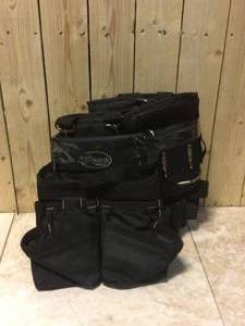 DEAD ON TOOLS Journeymans Framers 2 Pouch Tool Storage Suspension Rig with Suspenders in Black&nbsp&nbspCustomer Returns&nbsp See Pictures