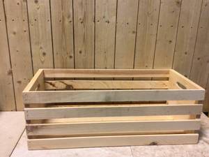 Crates &amp Pallet 27 in. x 12.5 in. x 9.5 in. X-Large Wood Crate&nbsp&nbspCustomer Returns&nbsp See Pictures&nbspCustomer Returns&nbsp See Pictures