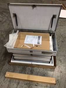 33 in. 4-Drawer Stainless Steel Mechanics Cart by Husky Customer Returns See Pictures