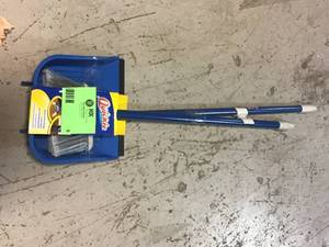 Stand and Store Lobby Broom and Dustpan Set by Quickie Customer Returns see Pictures
