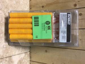 18-Gauge 516 in. Crown Cap Staples (1,000-Pack) by DEWALT Customer Returns See Pictures