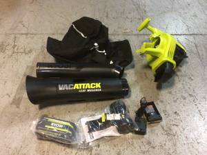 Ryobi 40V Cordless Leaf Vacuum Customer Returns See Pictures