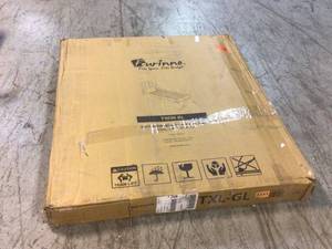 Laval Glacier Twin XL Button Tufted Bed Frame by Furinno Customer Returns See Pictures