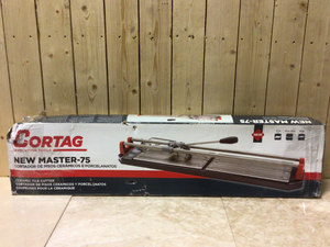 New Master 75, 30 in. Tile Cutter by Cortag Customer Returns See Pictures