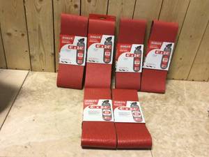 Lot of 4 in. x 24 in. 50-Grit Sanding Belt (2-Pack) by DIABLO Customer Returns See Pictures