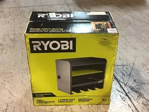 Steel 3-Shelf Wall Mounted Garage Cabinet in Platinum (17 in W x 11 in H x 19 in D) by RYOBI Customer Returns See Pictures