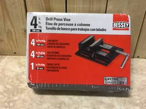 4 in. Drill Press Vise by BESSEY Customer Returns See Pictures