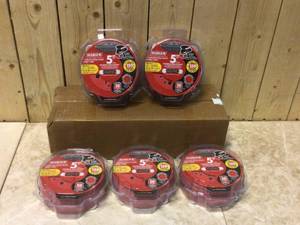 Lot of 5 in. 150-Grit Universal Hole Random Orbital Sanding Disc with Hook and Lock Backing (50-Pack) by DIABLO Customer Returns See Pictures