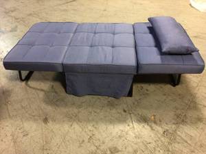 Adjustable Sofa Bed Folding Reclining 4 in 1 Convertible Chair Ottoman Arm Chair by Unbranded Broken Part Please Review Photos