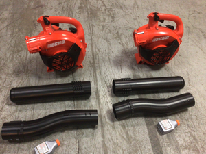 Lot of 2 170 MPH 453 CFM 25.4 cc Gas 2-Stroke Cycle Handheld Leaf Blower by ECHO Customer Returns See Pictures