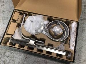 Nebia 1-Spray 8 in. Dual Shower Head and Handheld Shower Head with Magnetic Dock in Spot Resist Brushed Nickel by MOEN Customer Returns See Pictures