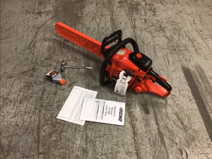 lot 107 image: Refurbished 18 in. 40.2cc Gas Chainsaw by ECHO Customer Returns See Pictures