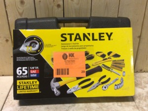 lot 29 image: Stanley Home Tool Kit (65-Piece) Customer Returns See Pictures