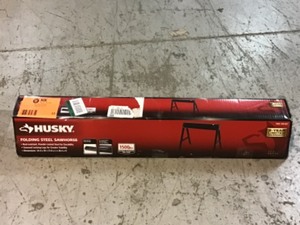 lot 35 image: Husky Folding Steel Saw Horse Customer Returns See Pictures